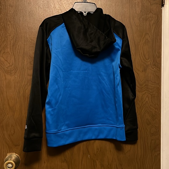 Champion blue and black hoodie size 10/12 - Picture 2 of 2